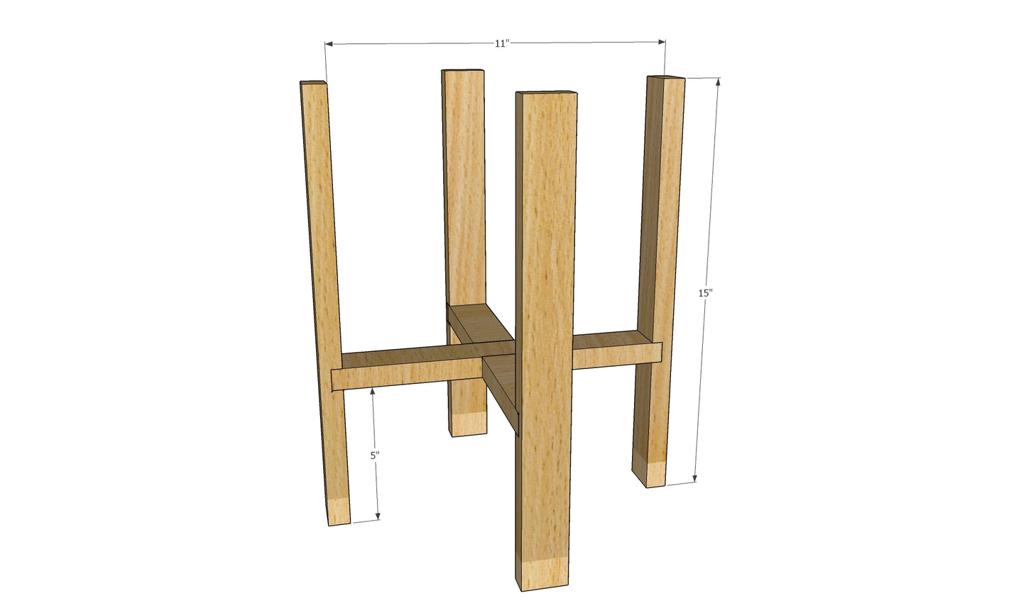 Plant Stands / Holders Plan - Instant PDF Download - DIY