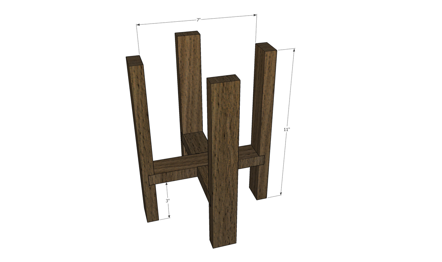 Plant Stands / Holders Plan - Instant PDF Download - DIY